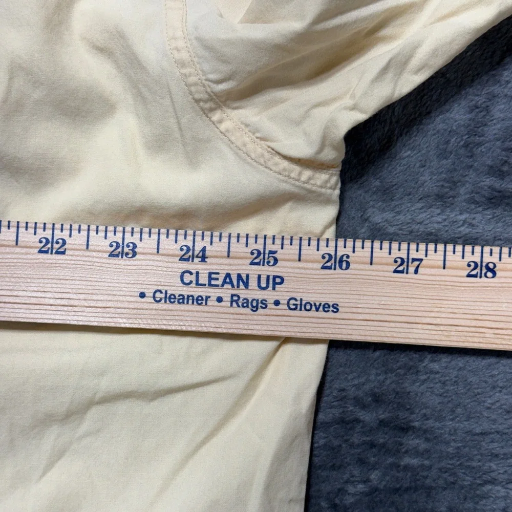 World Wide Sportsman Fishing Shirt Mens XL Yellow Short Sleeve Vented Back‎